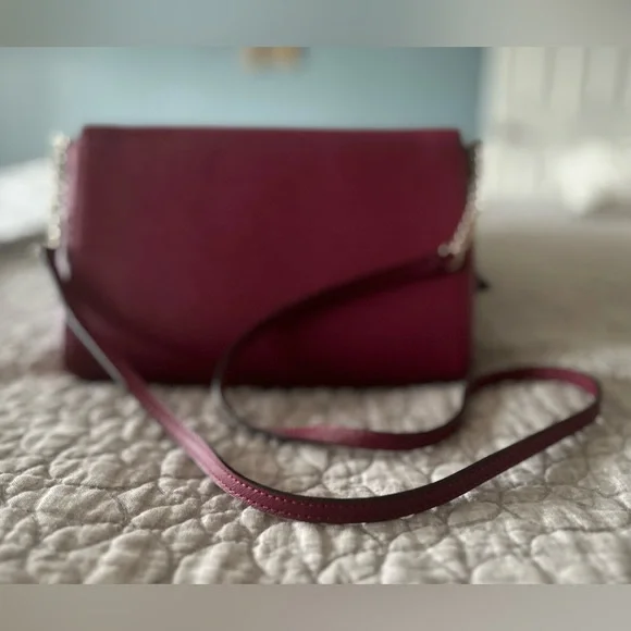 Kate Spade Burgundy Crossbody Bag - Picture 4 of 6